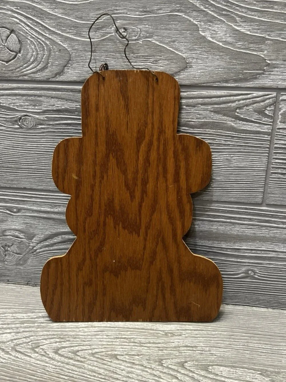 Primitive Americana Handmade Wooden Uncle Sam Hanger Patriotic Americana 10.5”